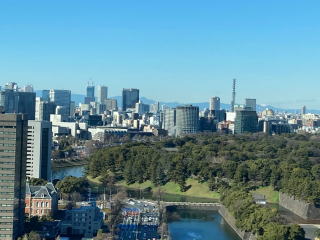 ザ・ペニンシュラ東京 最上階レストラン PETER 眺望